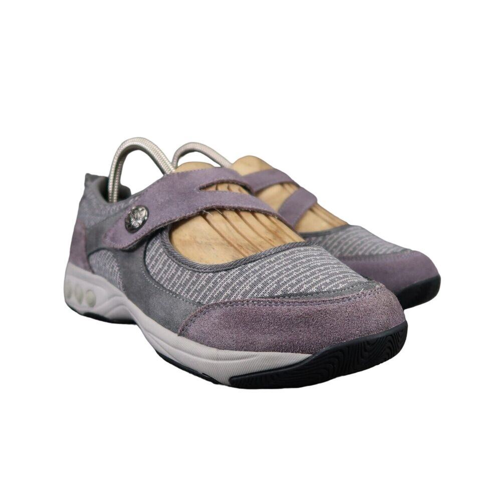 Therafit Shoes Womens 6.5 Mary Jane Active Comfort Casual Adjustable Strap Grey